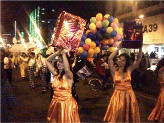 Primer desfile de Navidad en Chapinero