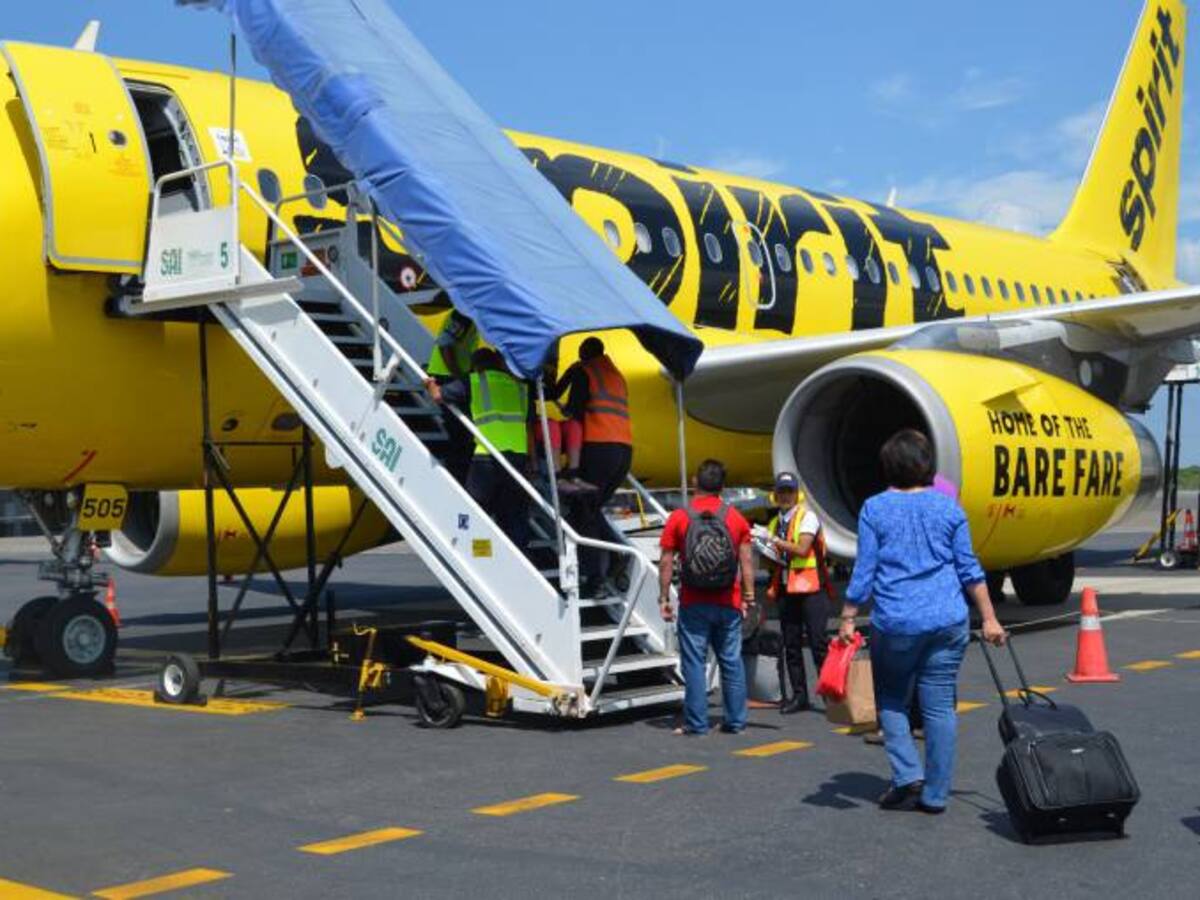 Aerolínea Spirit celebra diez años operando en Cartagena