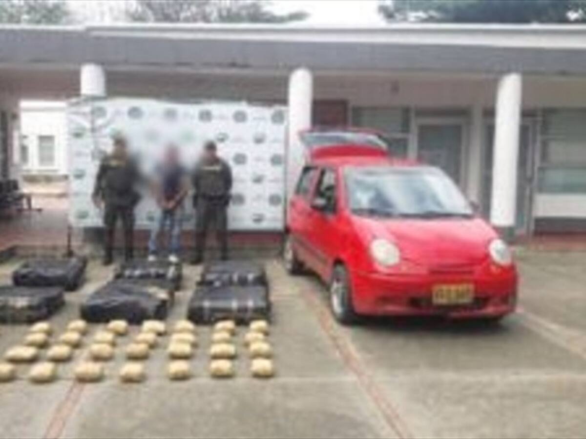 Capturado hombre con más de 200 kilos de marihuana en Cauca