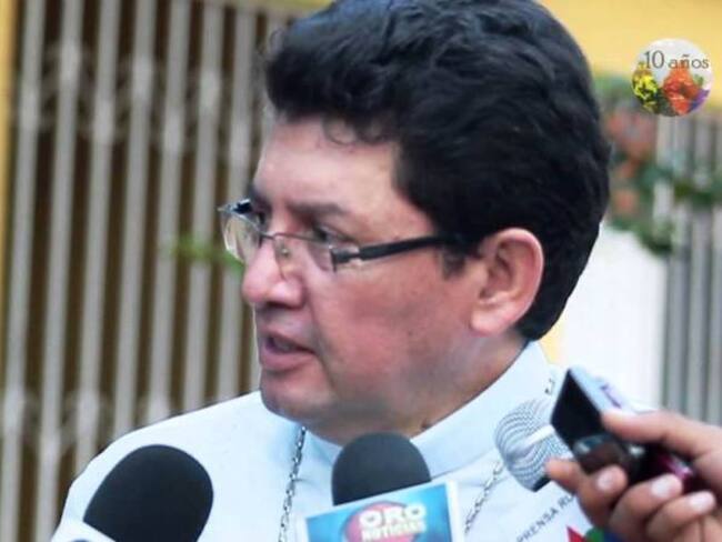 El obispo de Tibú Monseñor Omar Sánchez,