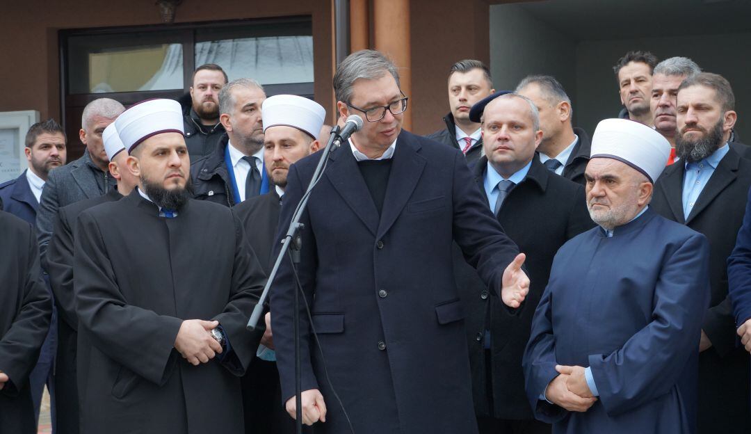 El presidente de Serbia, Aleksandar Vucic