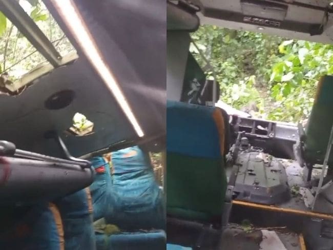 Un accidente de tránsito en la vereda Azauncha en Caparrapí en Cundinamarca, un bus cayó a un abismo