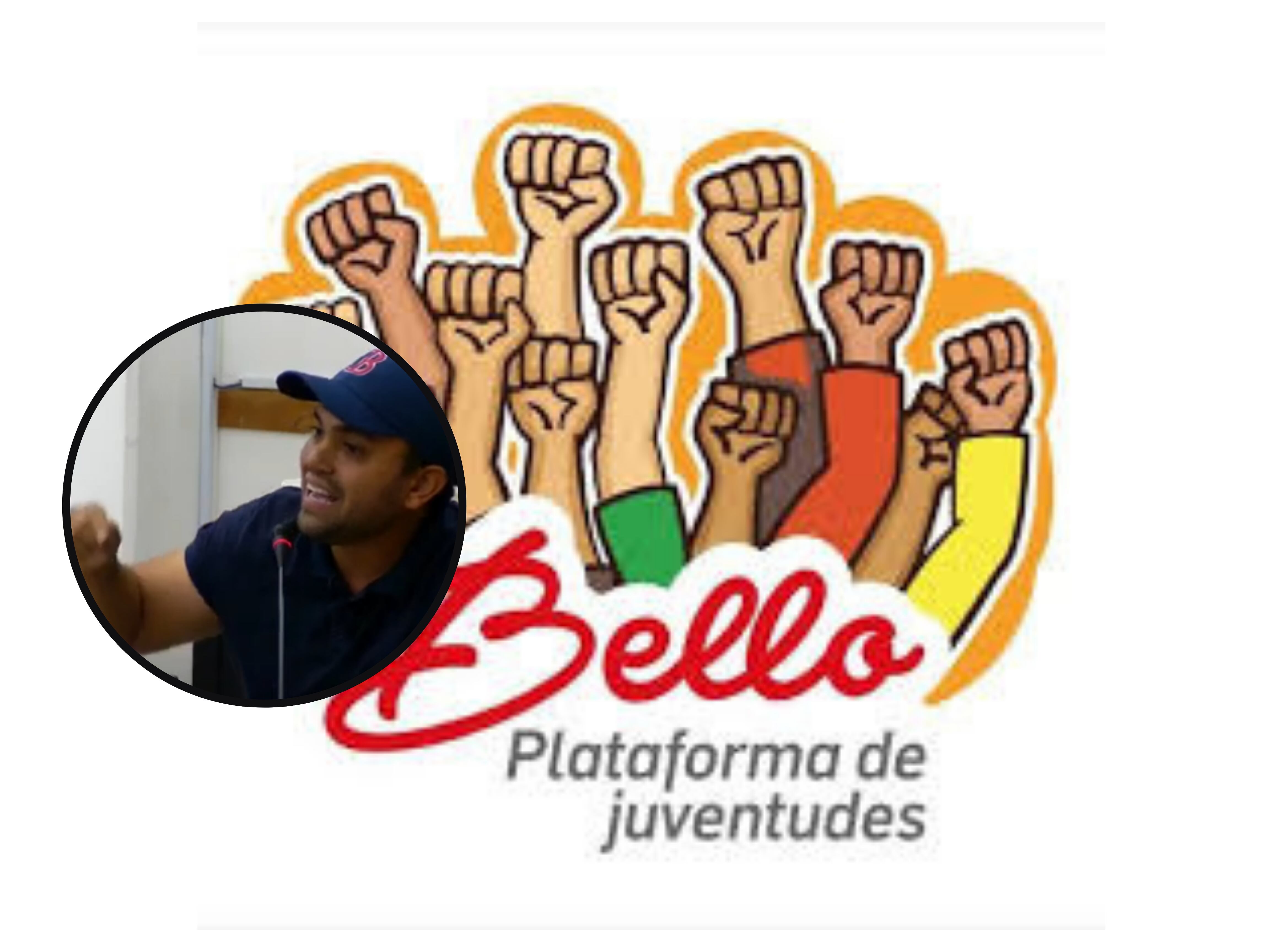 Plataforma Municipal de Juventudes de Bello denunció señalamientos del concejal Víctor Hugo Gálvez y pidió protección al Estado.