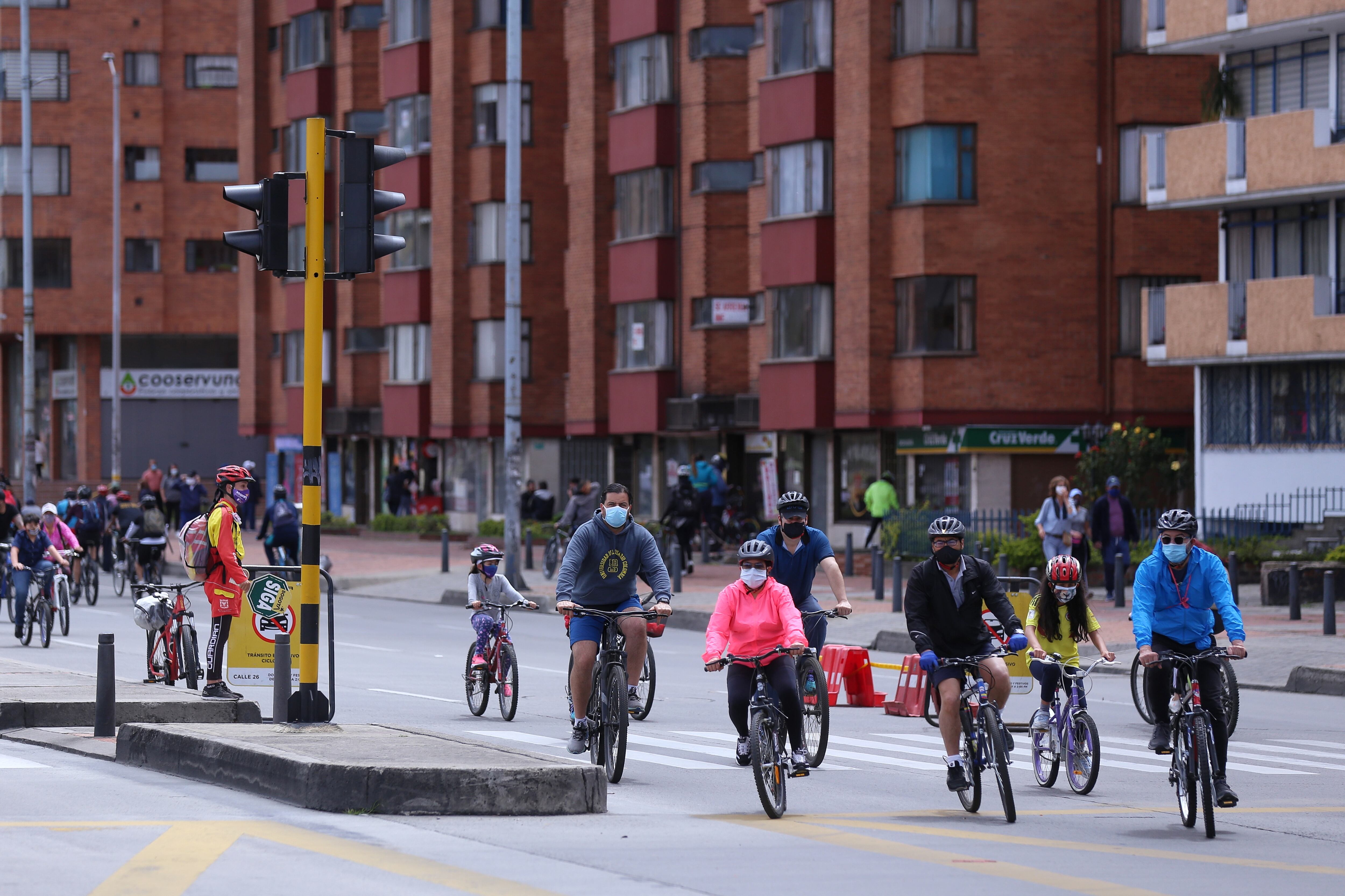 "Ciclo vía" en Bogotá