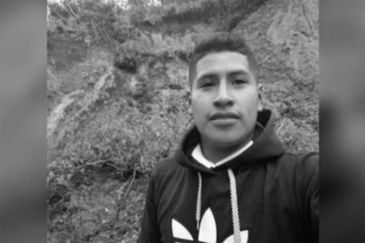 William Vargas, guardia indígena asesinado cuando intentaba apoyar a su comunidad que quedó en medio del fuego cruzado. Crédito: Cric.