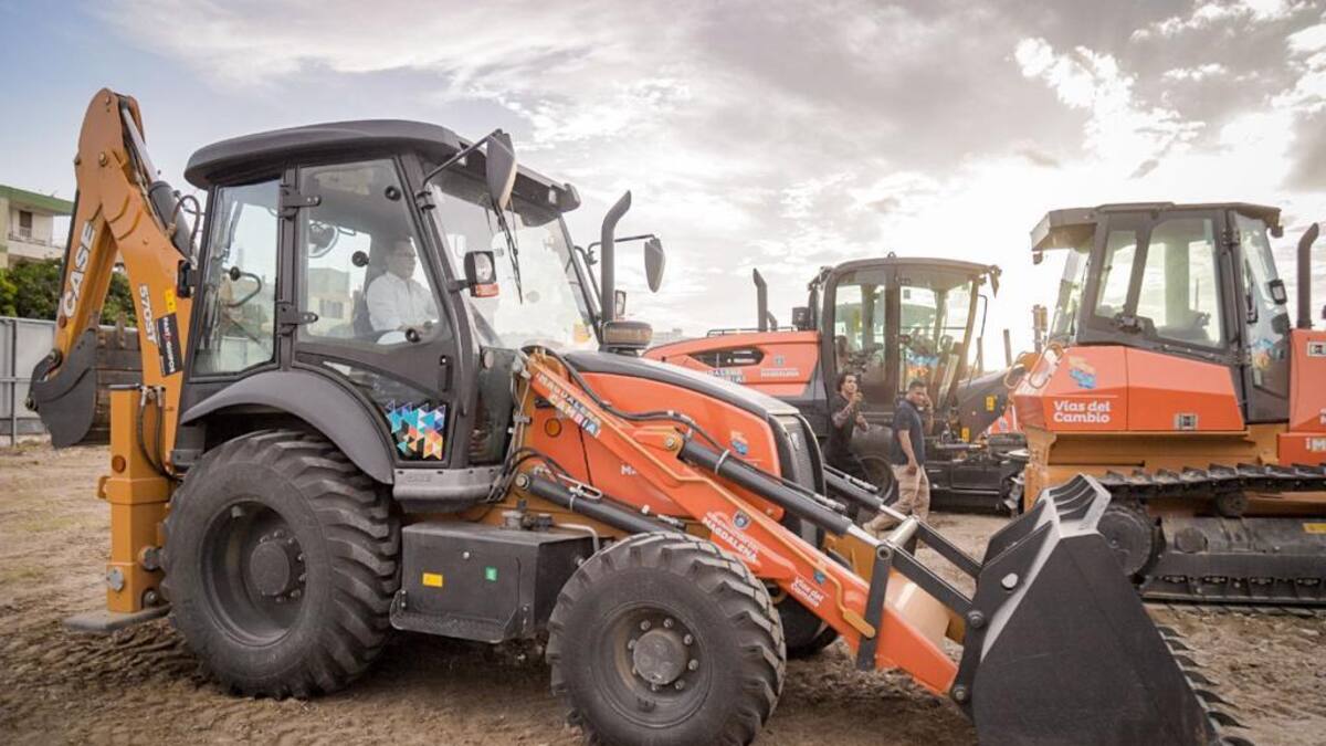 El Magdalena invierte $20.500 millones con la entrega de 32 nuevas máquinas amarillas