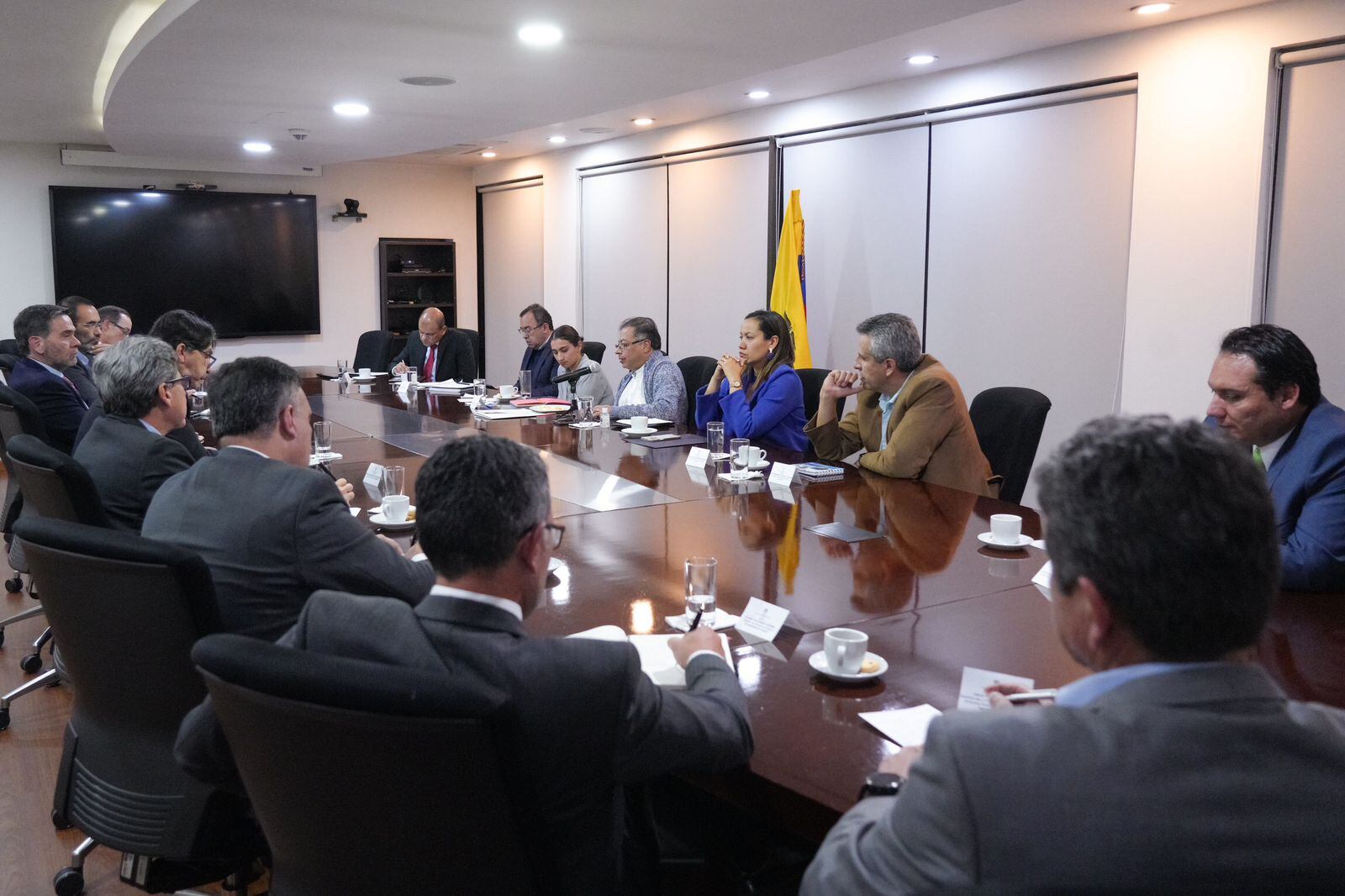 Discusiones de la reforma a la salud. Foto: Presidencia.