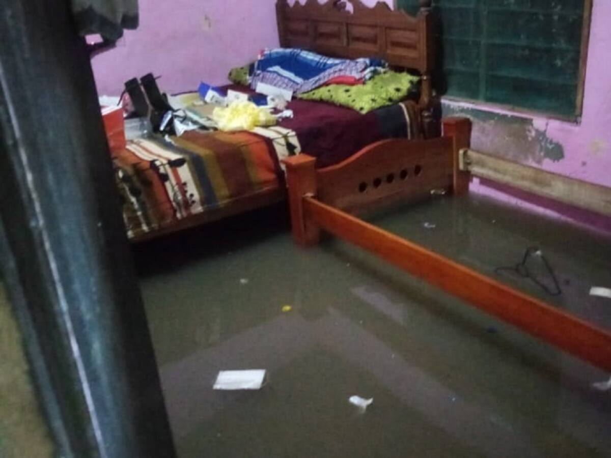Viviendas inundadas en varios barrios de Galapa por lluvias
