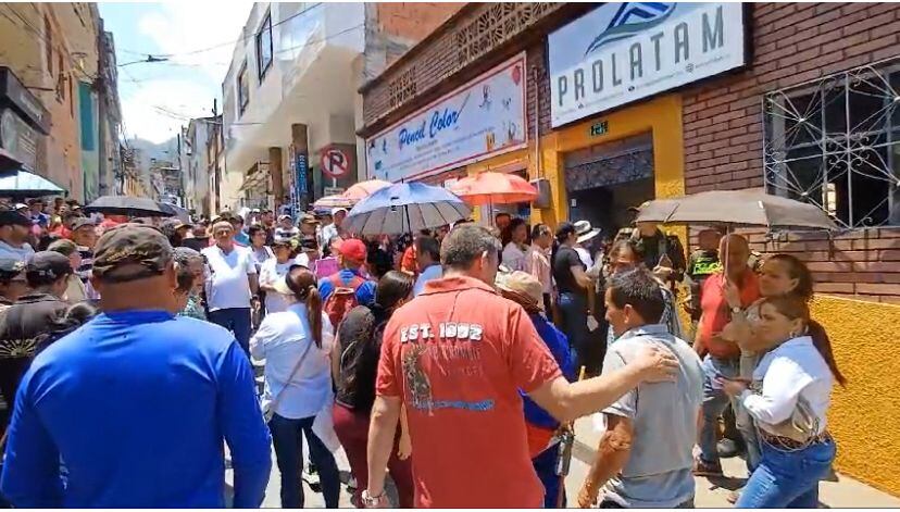 Protestas en Cáqueza por problemas con el suministro de agua.