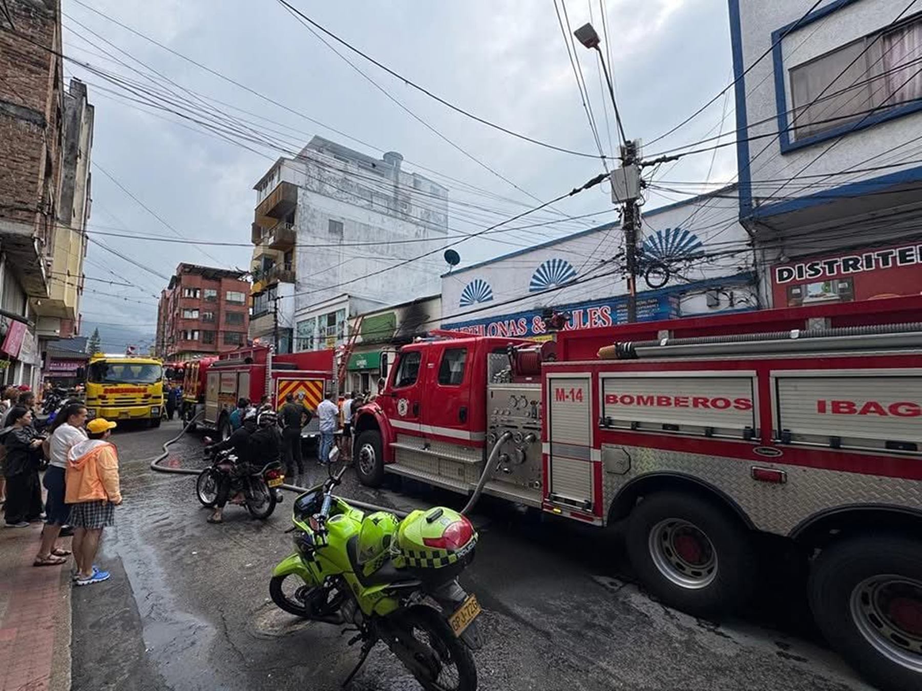 Incendio en el centro de Ibagué