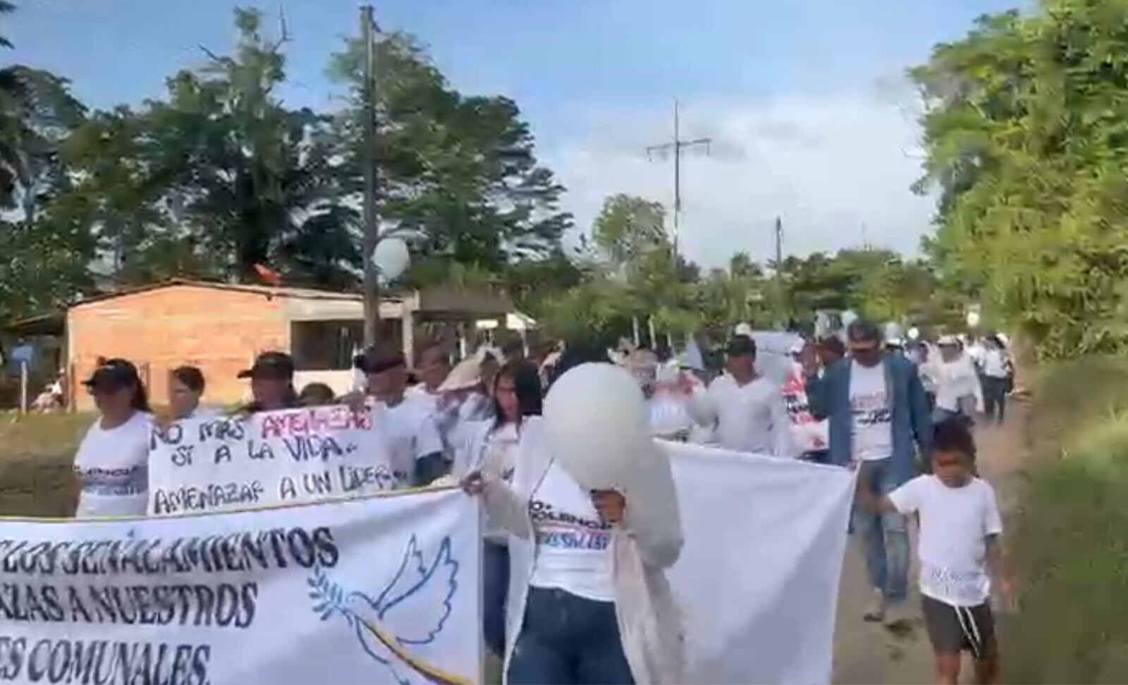 Marcha en el Catatumbo. / Foto: Cortesía.