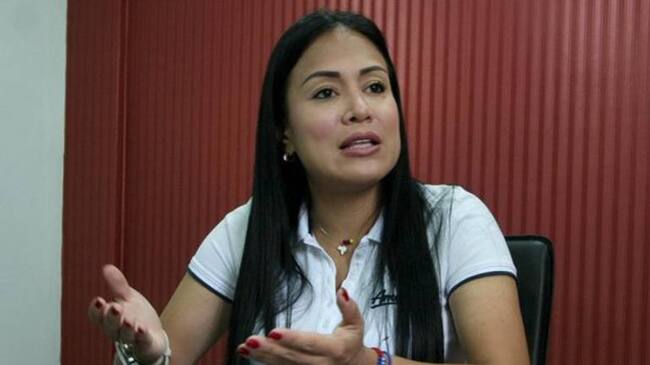 Gobernadora del Táchira, Laidy Gómez.