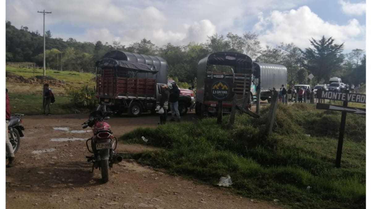 Levantan bloqueo en vía departamental Gachantivá – Villa de Leyva