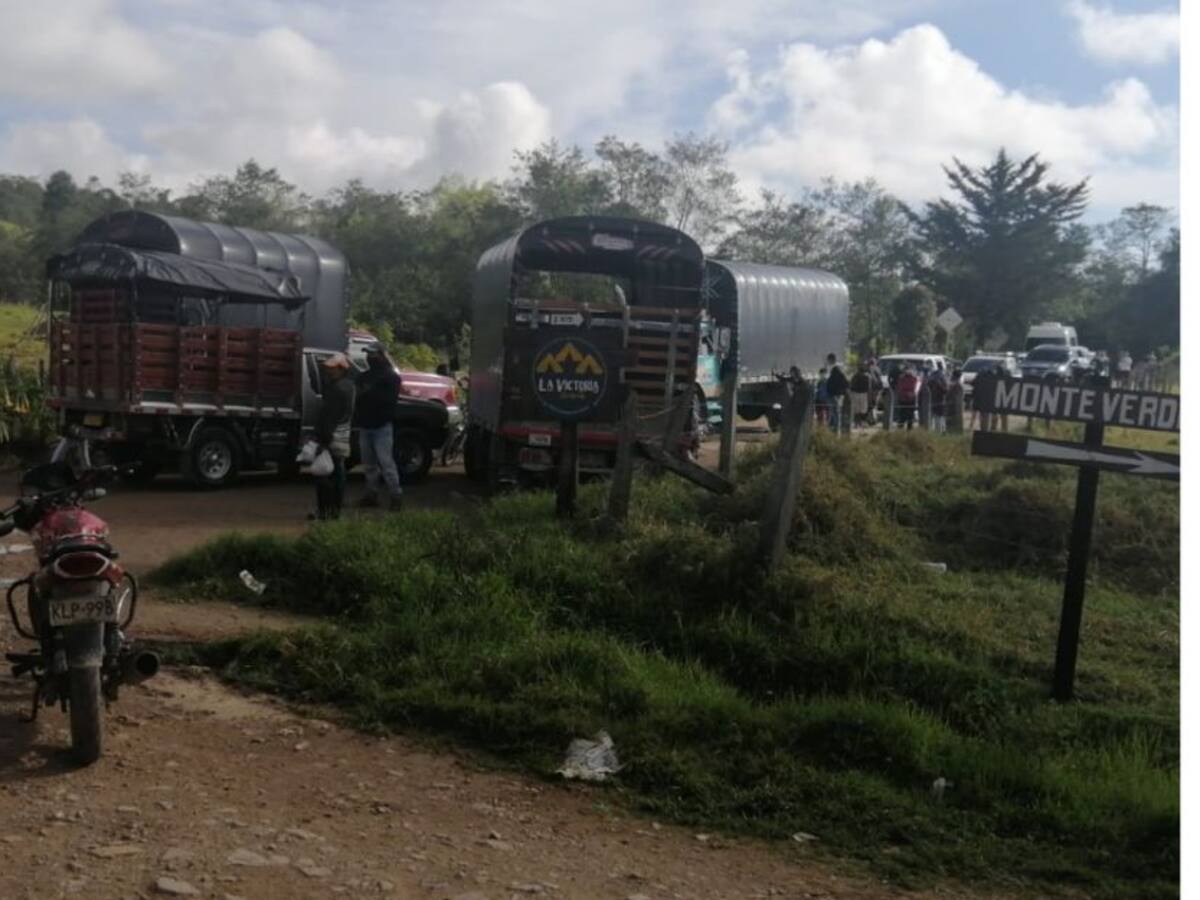 Levantan bloqueo en vía departamental Gachantivá – Villa de Leyva
