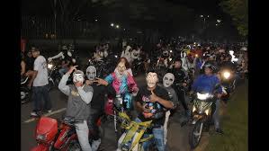 Jóvenes realizara una caravana ilegal con motocicletas . Foto Relacionada.