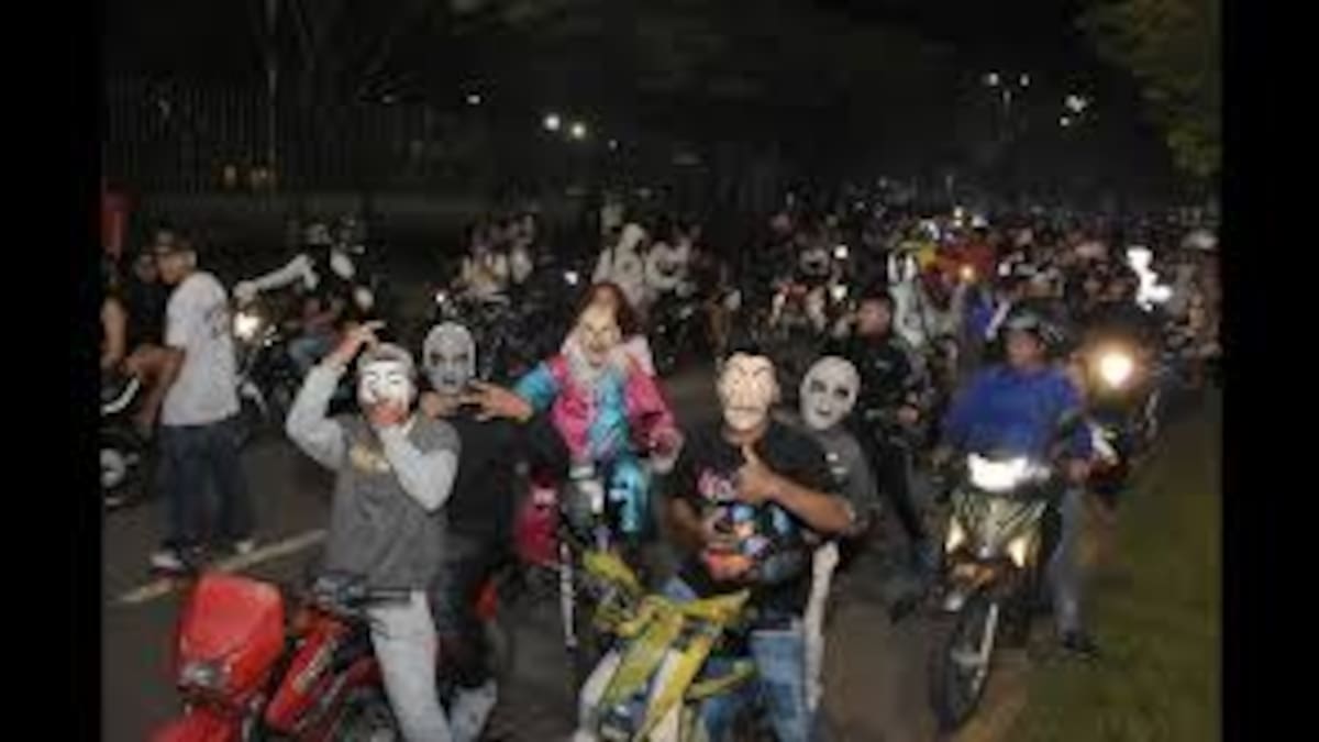 Coronel Luis Fernando Atuesta sobre caravana de motos