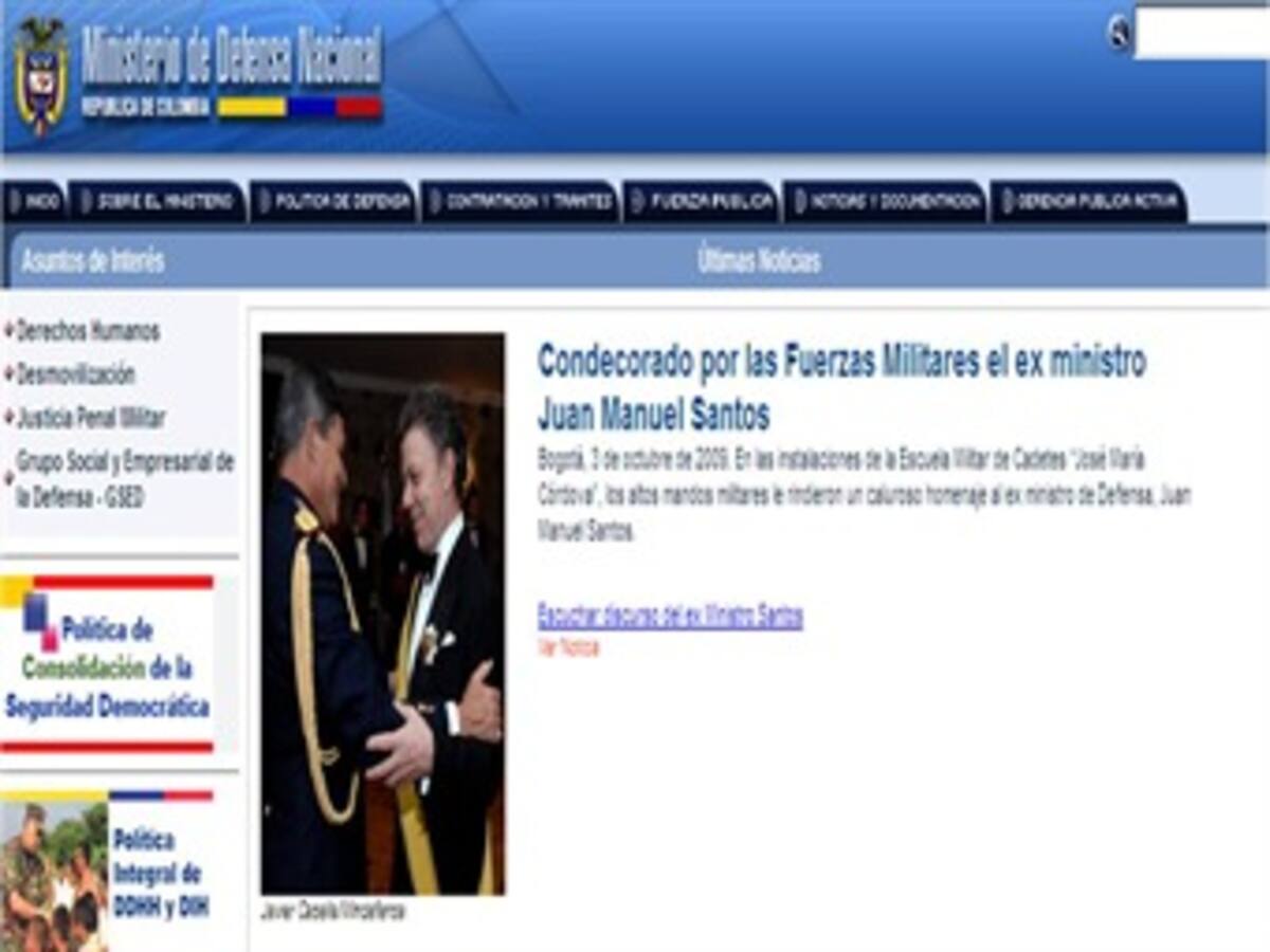 Duras críticas a Santos por supuesto uso del ministerio de Defensa para hacer anuncios políticos