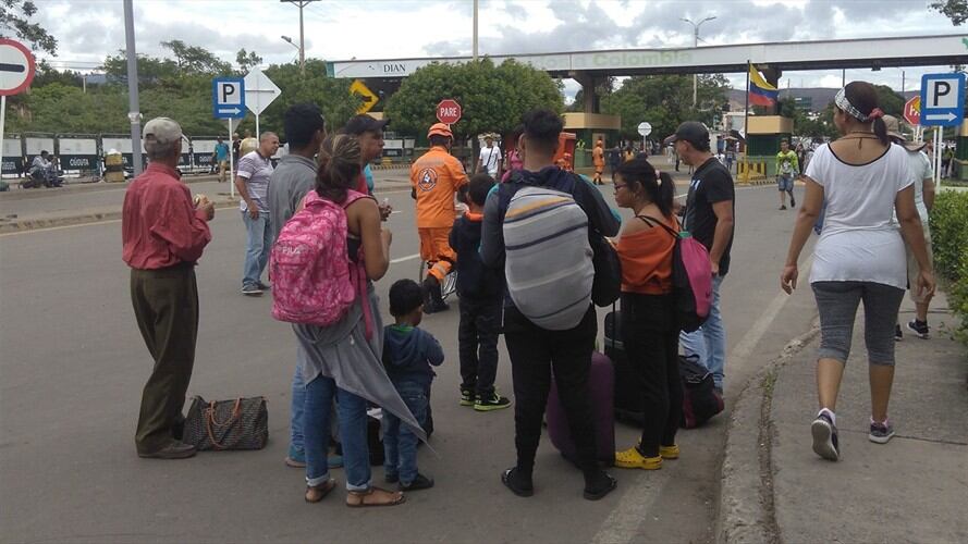Han ingresado 2.500 venezolanos a territorio colombiano . Foto: La W/ Audrey Karina Carrillo Álvarez.
