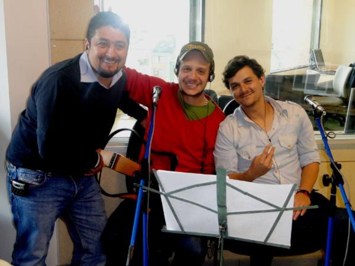 Los Chisgueros de la Buseta: Oscar Delgado, Gigi Posada y Tuto Muñoz