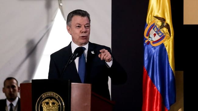 Juan Manuel Santos reconoció ante el país que cualquier demora injustificada en el “fast track”, cuya vigencia culmina el 30 de noviembre, sería fatal. Foto: Colprensa