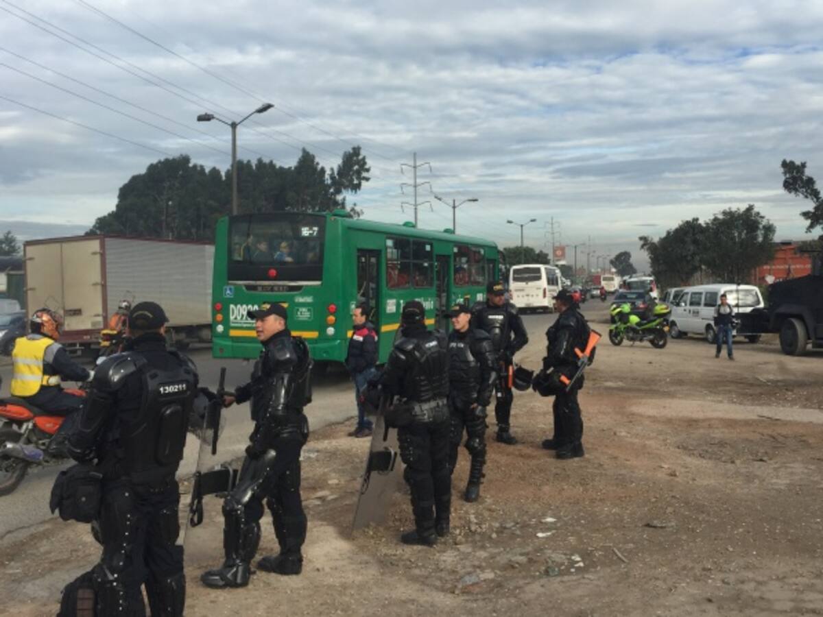 Reportan normalidad en Bogotá en medio del paro camionero