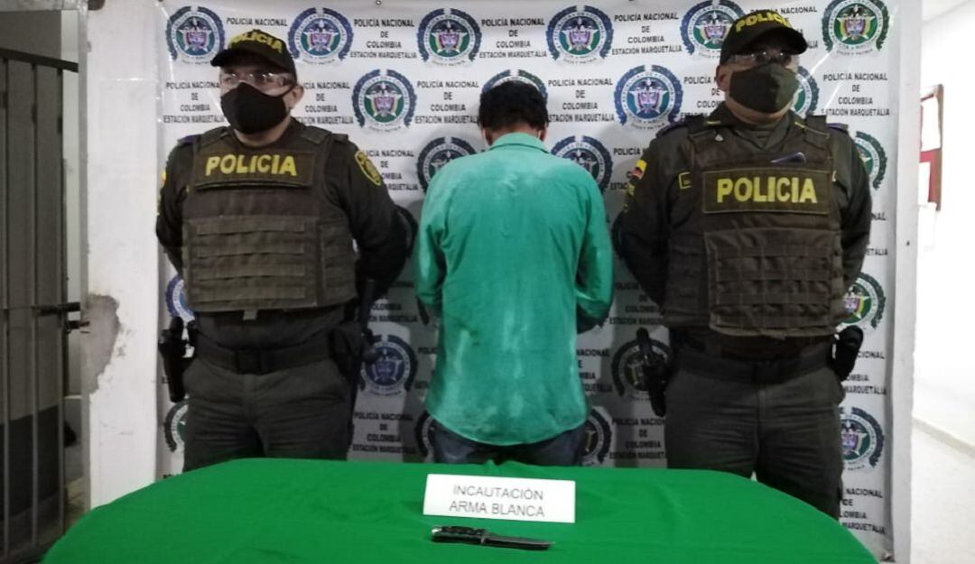 Capturado por presunto hecho de violencia intrafamiliar en Marquetalia