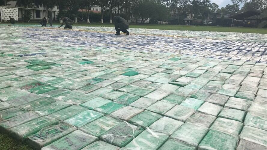 12 toneladas de droga incautadas en el Urabá. Foto: Cortesía Ana María Rodríguez