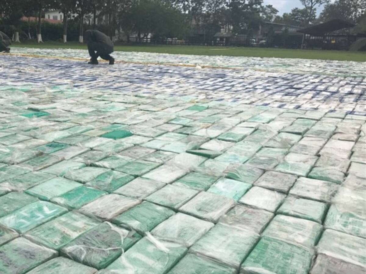 Decomisan más de 12 toneladas de cocaína en Urabá