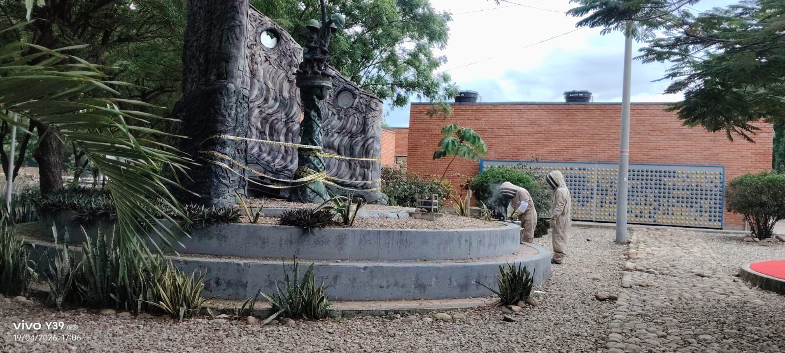 Parque Playa de Cúcuta fue cerrado temporalmente por ataque de abejas. / Foto: Alcaldía.
