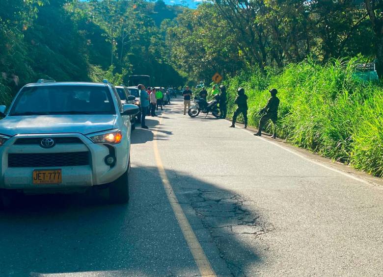 Caravana detenida con disidentes de las Farc.
