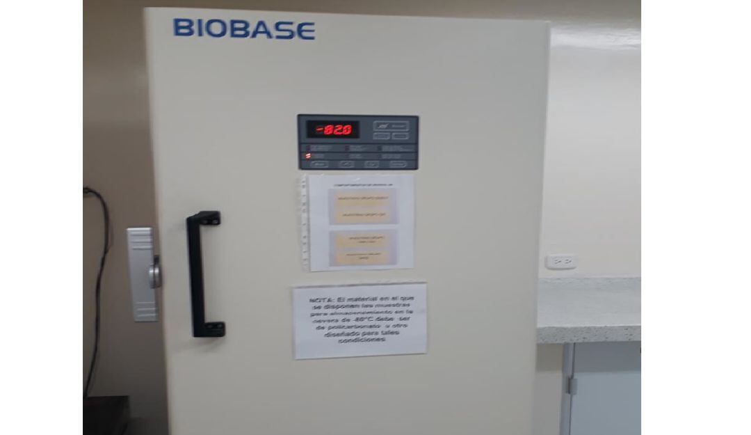 Ultracongelador para almacenar vacunas