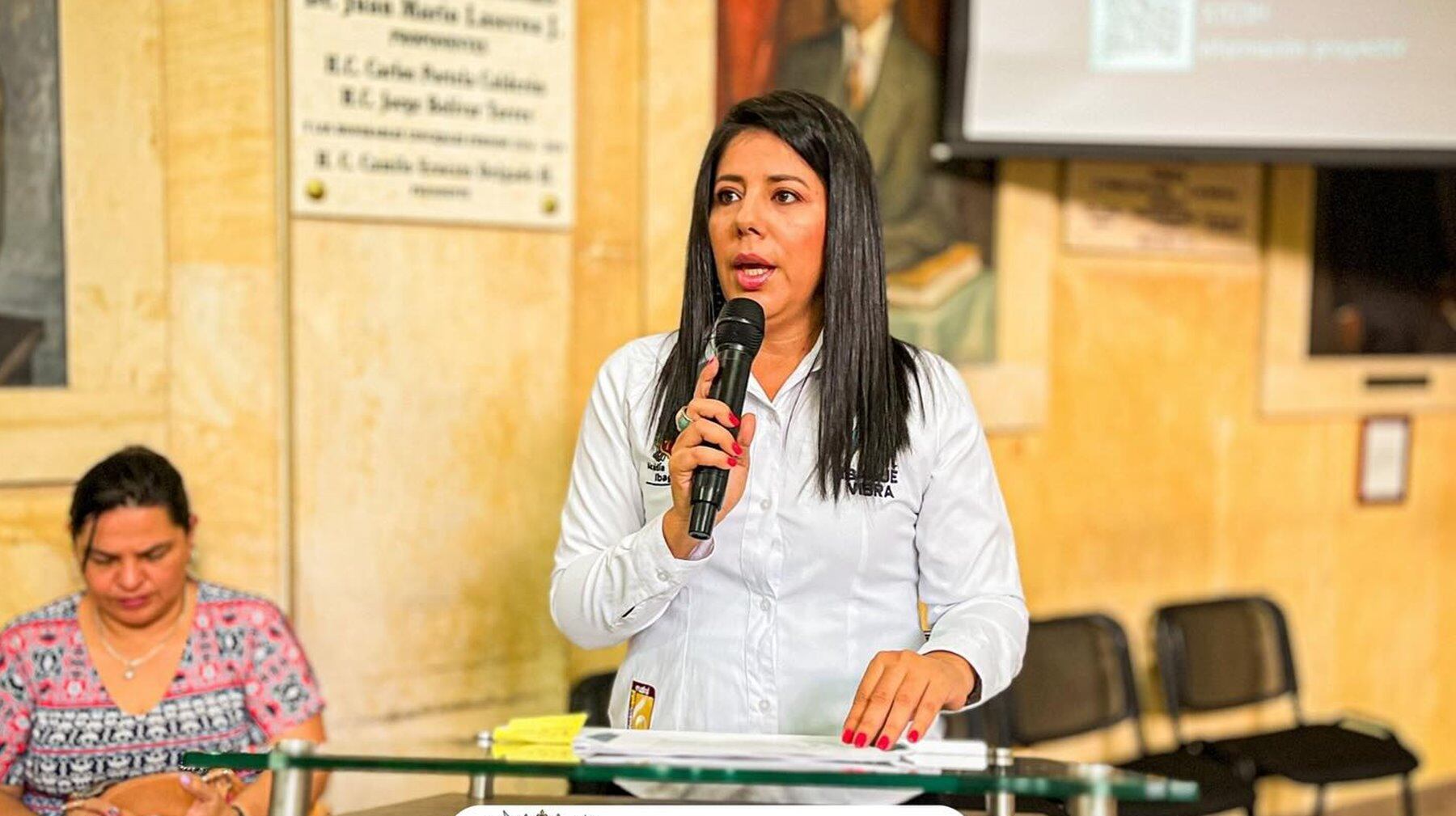 Sharon Guzmán, secretaria de Infraestructura de Ibagué