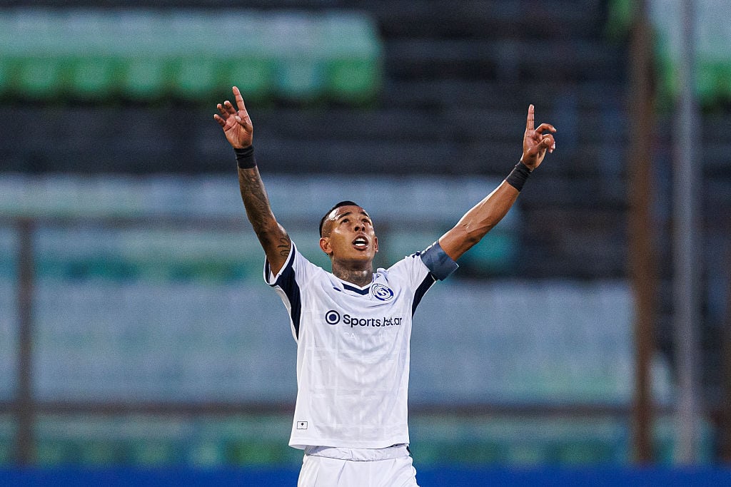 Tabla de goleadores de la Copa Libertadores: Sebastián Villa se mete en la pelea con Rivadavia.  (Photo by Luis Morillo/Eurasia Sport Images/Getty Images)