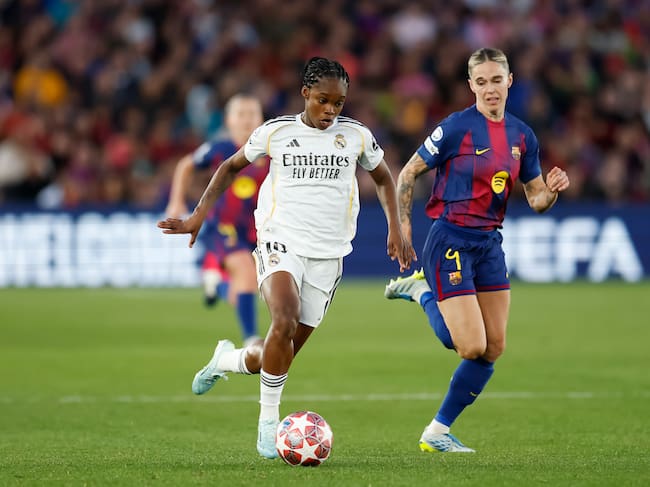 El Real Madrid de Linda Caicedo fue humillado nuevamente por Barcelona en la Champions femenina. (Photo by Jesus Troyano/Real Madrid via Getty Images)
