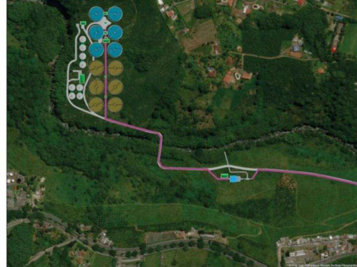 $90.000 millones están garantizados para la construcción de la PTAR