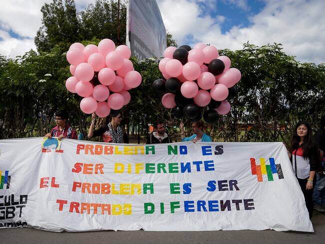Se realizó un plantón en el colegio Gimnasio Castillo Campestre, del cual hacía parte Sergio Urrego, quien se suicidó por las aparentes presiones que recibía de las directivas del plantel por su condición homosexual.
