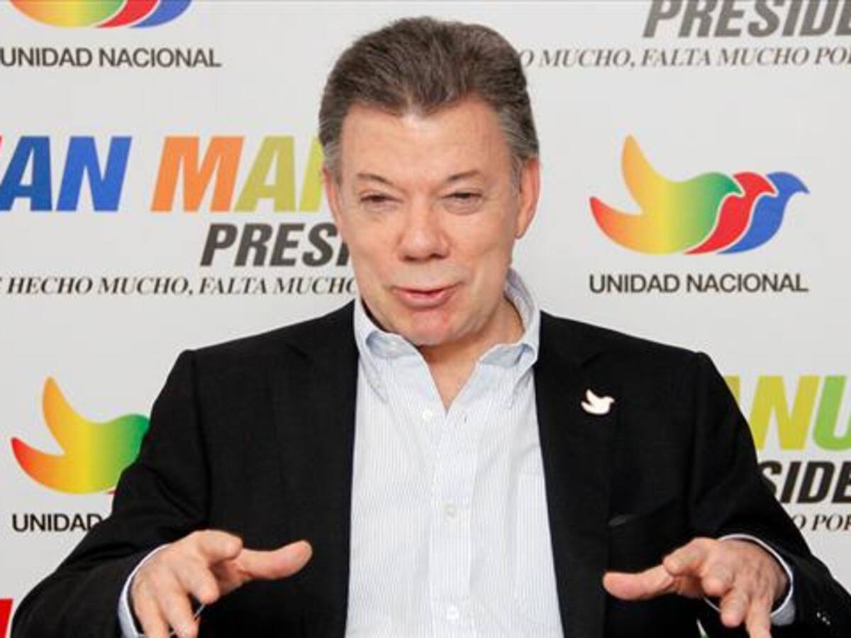 Santos dice que le ganará a Zuluaga por al menos 8 puntos