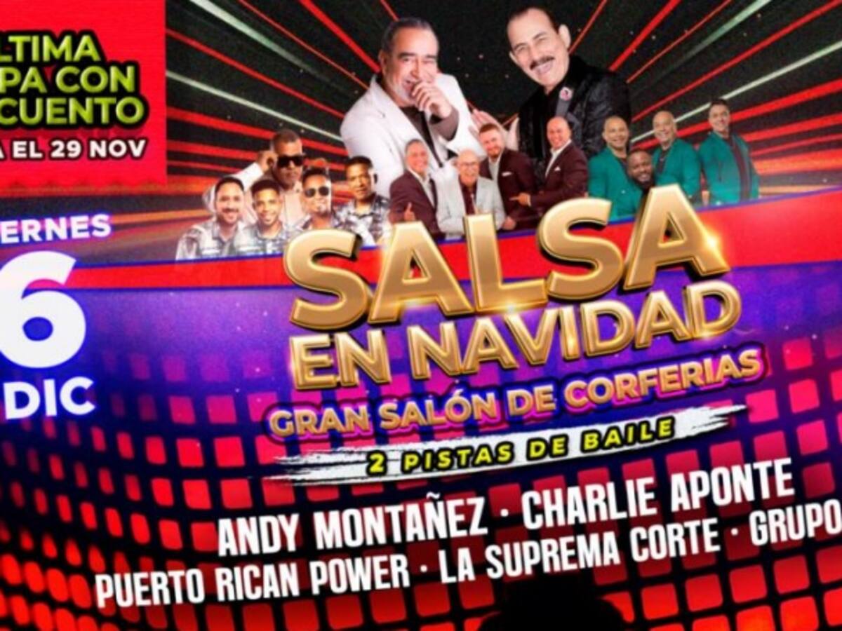 El 6 de diciembre explota la Salsa en Navidad