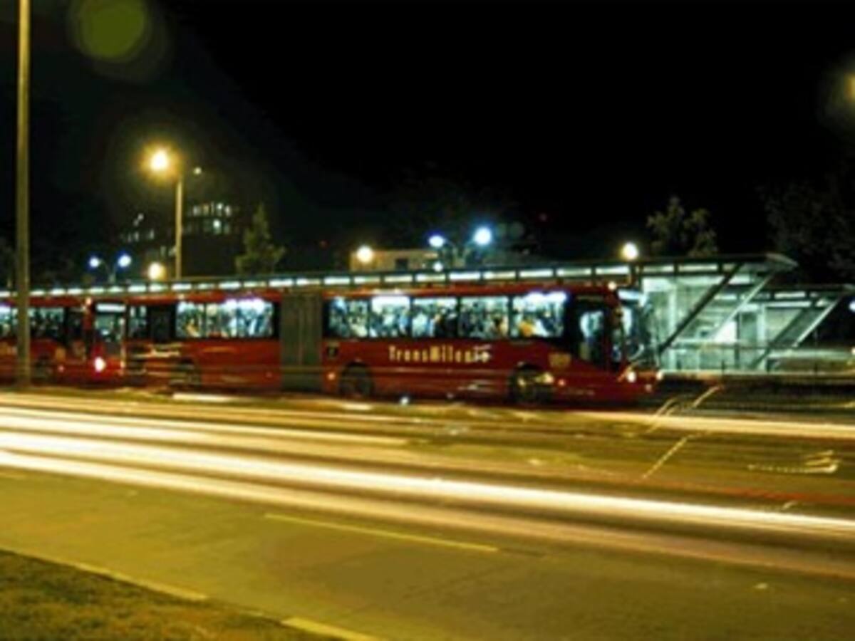 Por primera vez en su historia el Sistema de Transmilenio funcionará 24 horas