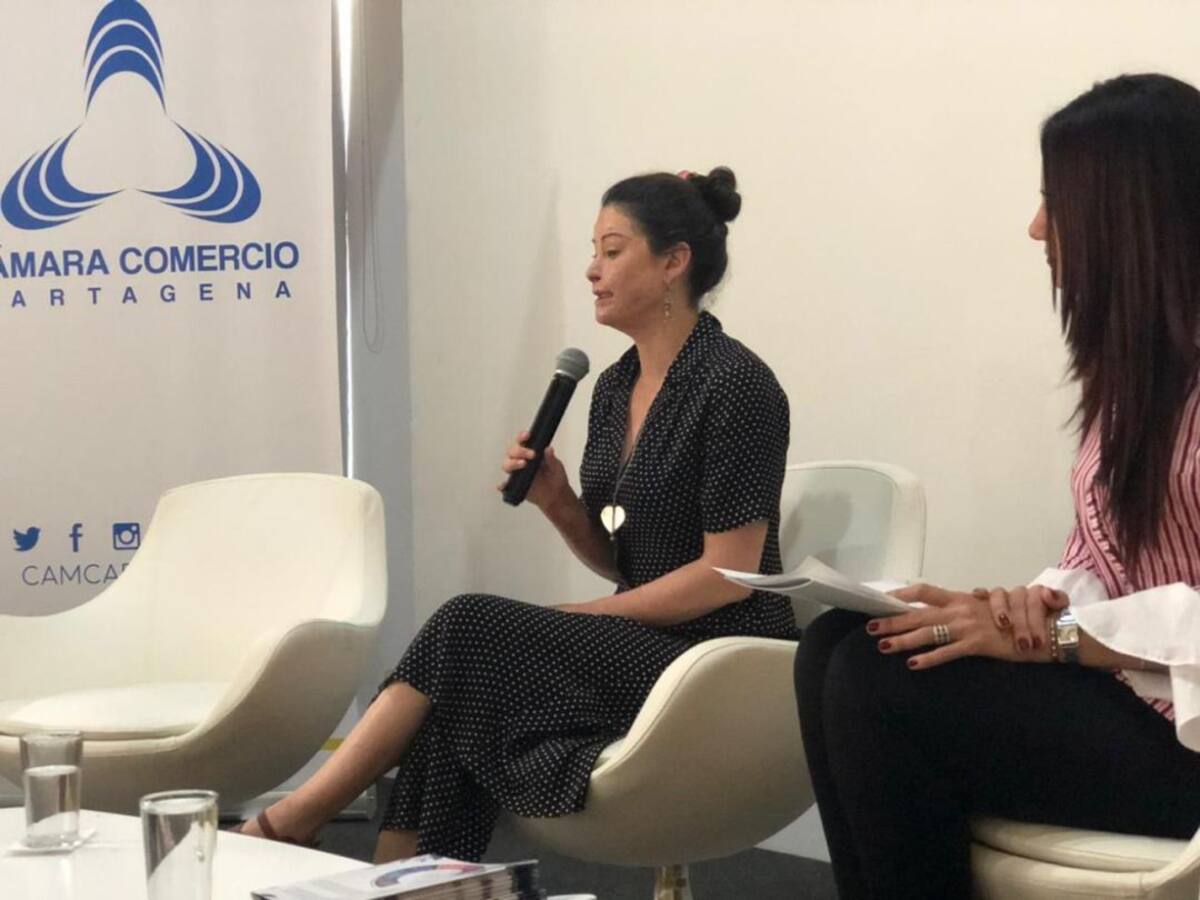 Natalia Ponce estuvo en Cartagena como Embajadora de la Reconciliación