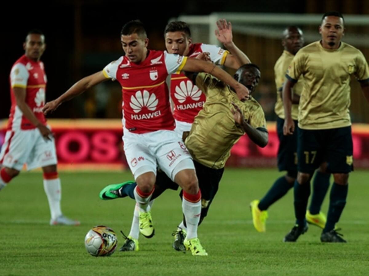 Santa Fe empató con Águilas Doradas y conservó su invicto en la Liga