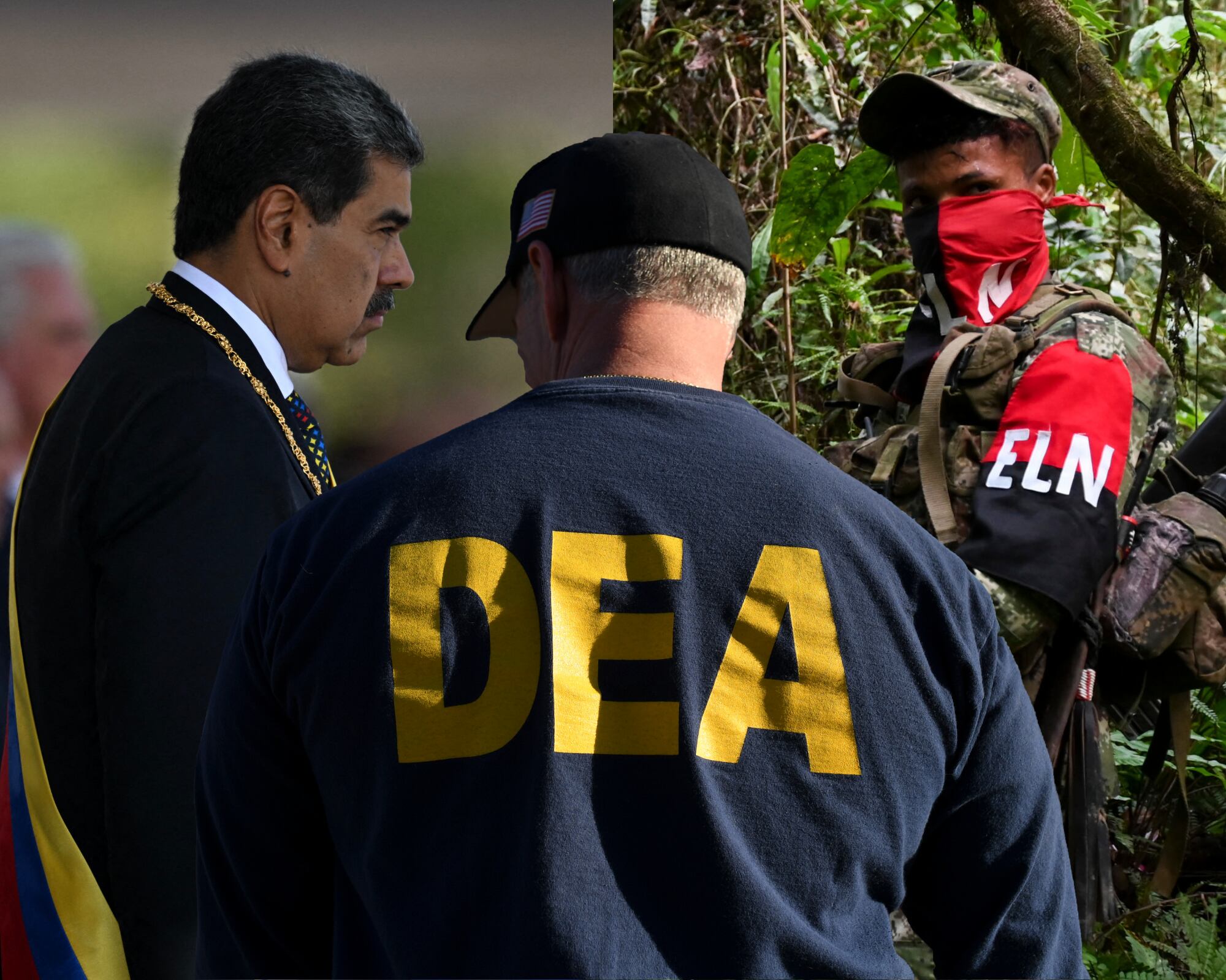 El director de la Administración de Control de Drogas estadounidense señaló que Venezuela opera de la mano con el ELN y miembros de las FARC para traficar cocaína.
(Foto: Caracol Radio / Getty )