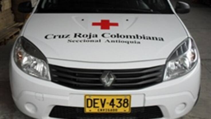 En Medellín fue robado un carro de la Cruz Roja