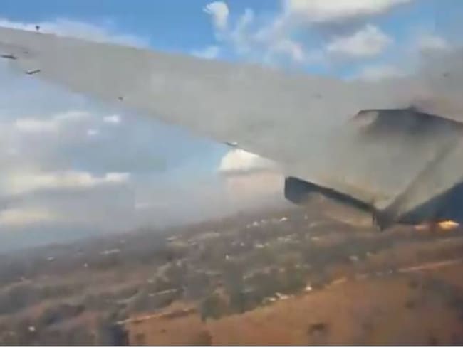 Así es el terrorífico momento antes de que un avión se estrelle