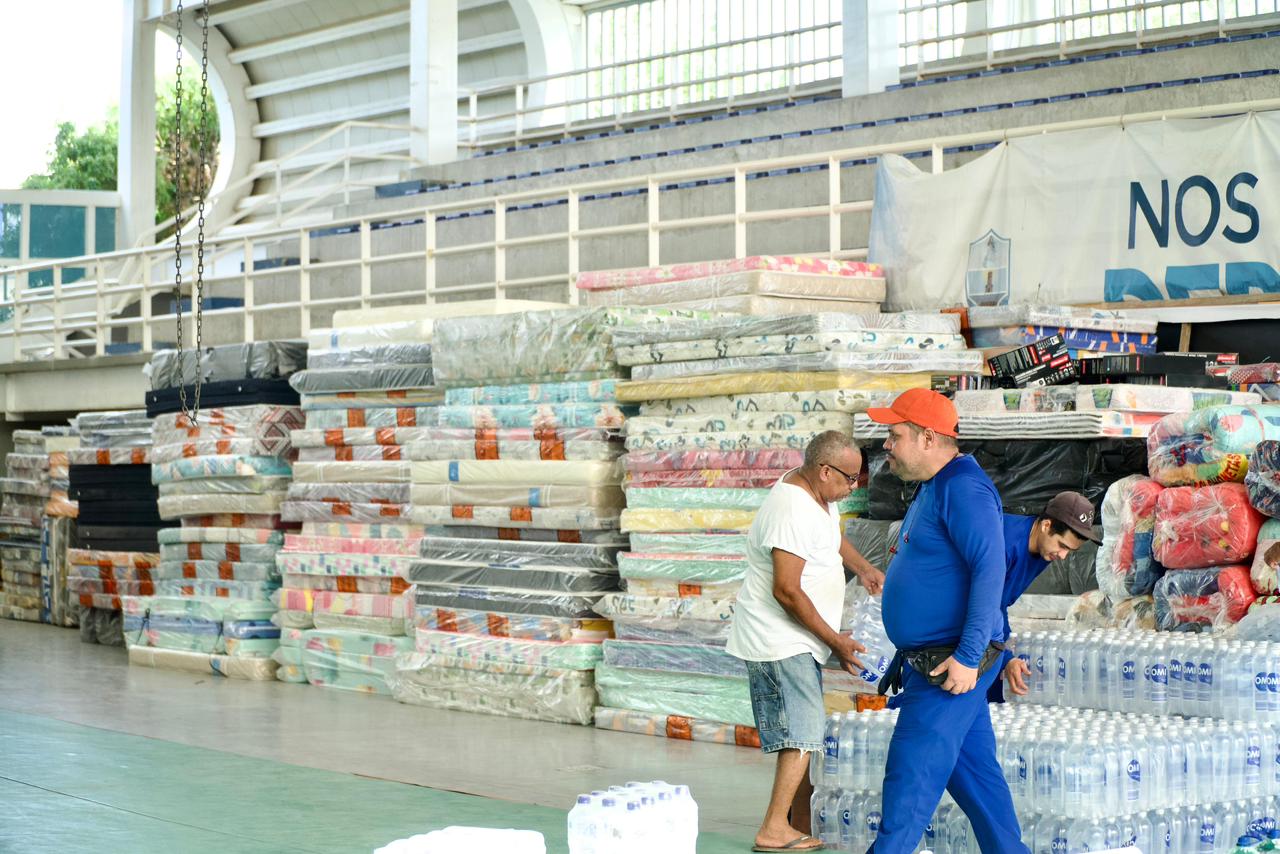 Santa Marta reúne más de 15 toneladas de ayudas para damnificados por el terremoto. Foto: Alcaldía de Santa Marta.