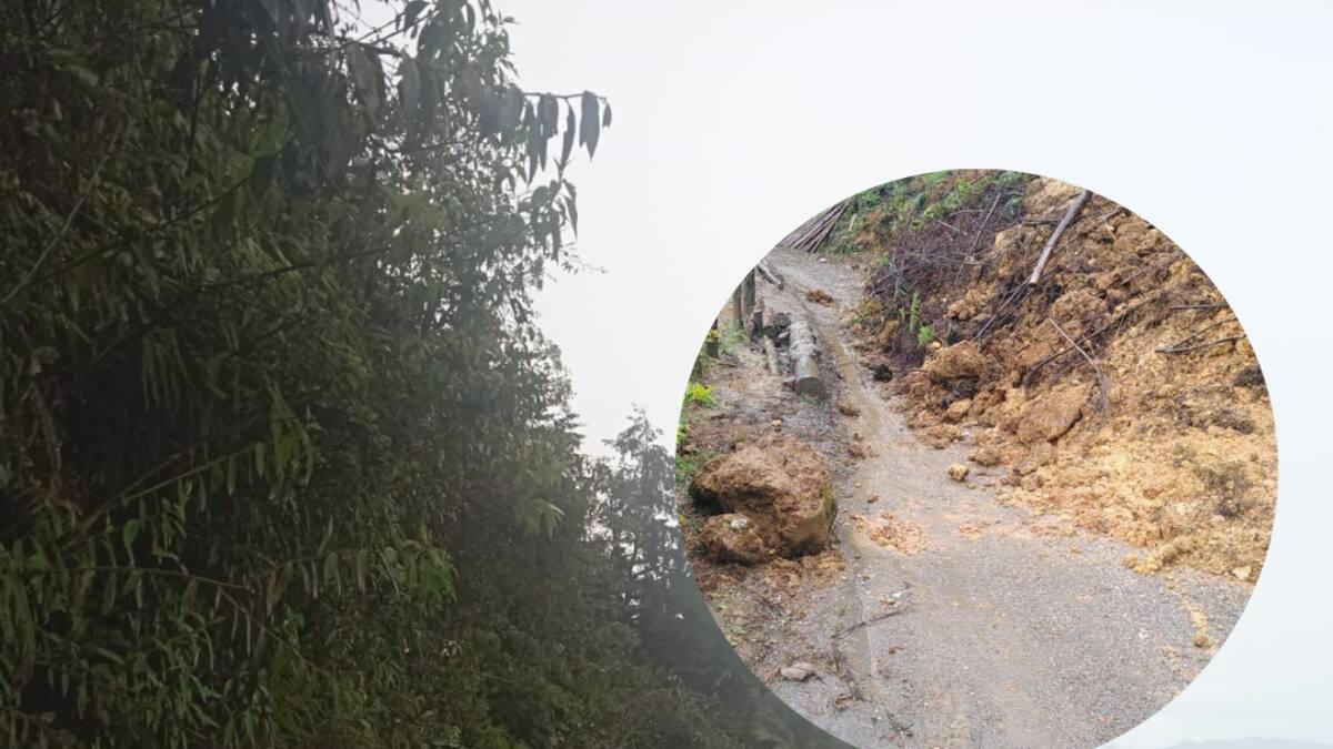 En Abejorral hay seis vías afectadas por derrumbes debido a las lluvias de las últimas horas