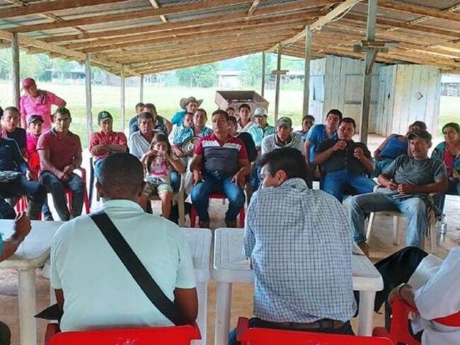 Primer encuentro con cultivadores de coca en Caquetá