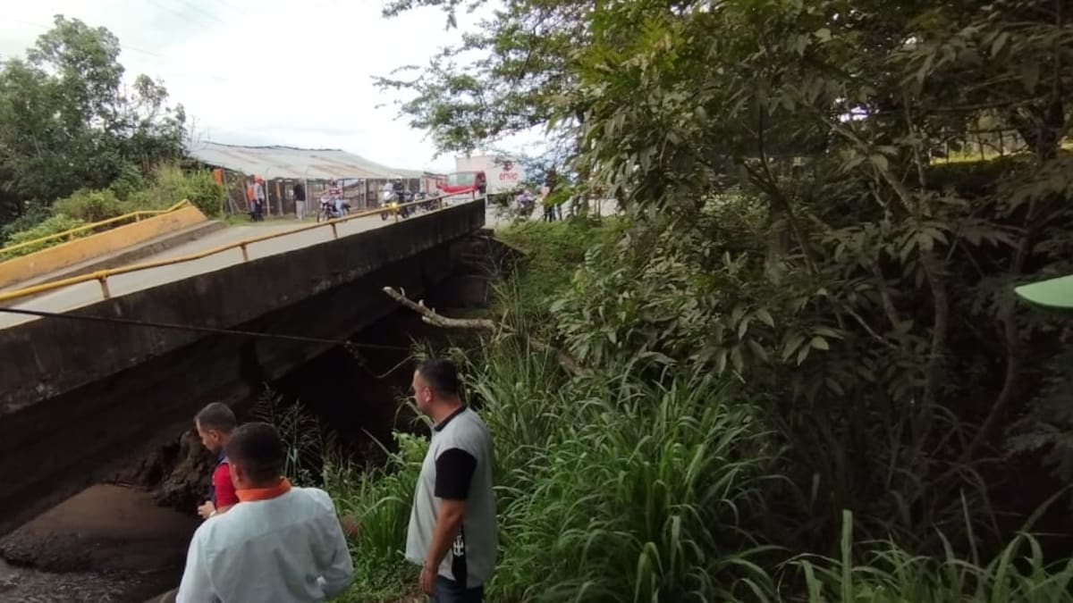 ¿Que pasó con un puente en el norte del Valle?