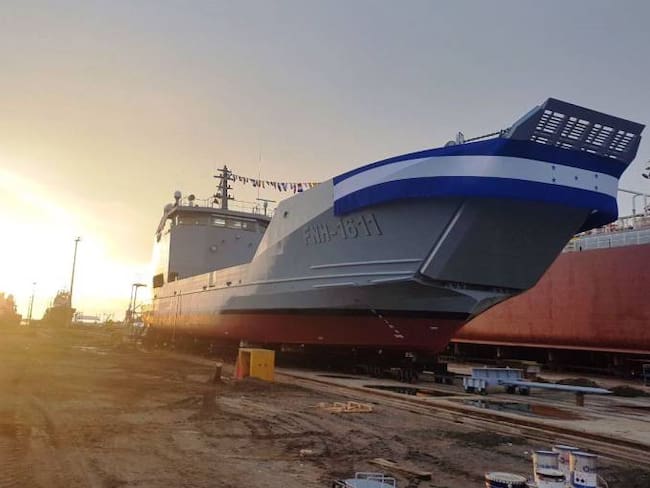 La Fuerza Naval de Honduras cuenta con un buque construido en Cartagena