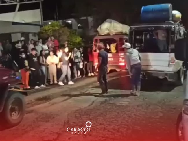Nuevo desplazamiento masivo se registra en Samaniego, Nariño. | Foto: Cortesía